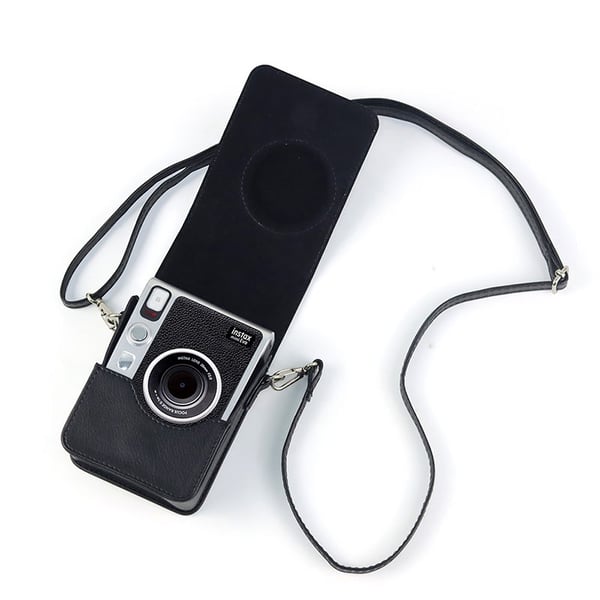 Nahkakotelo Instax Mini Evo -kameralle Black