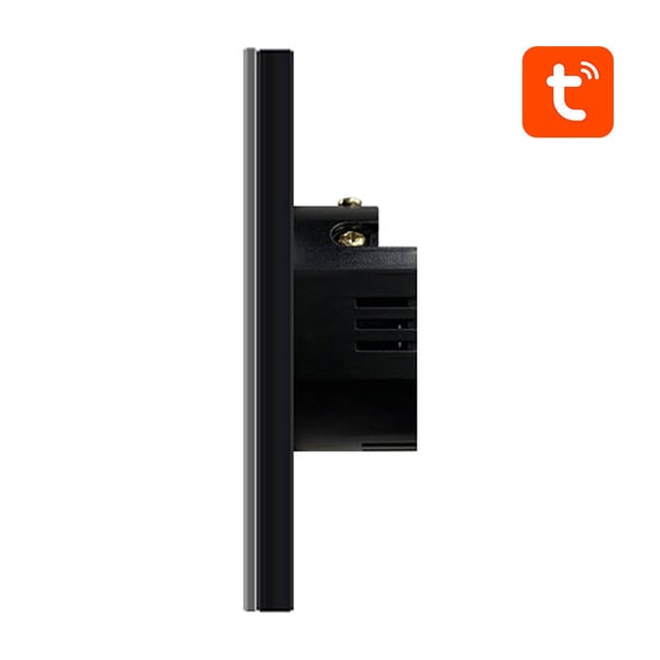 Smart lysbryter ZigBee Avatto ZTS02-EU-B2 2-veis TUYA (svart)