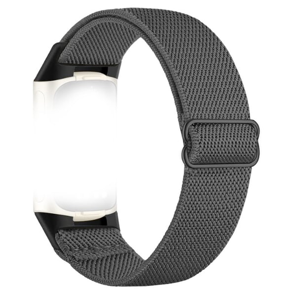 Nailonranneke Fitbit Charge 5/6 -kellolle DarkGrey