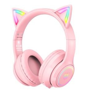 Gaminghodetelefoner ONIKUMA B90 Rosa