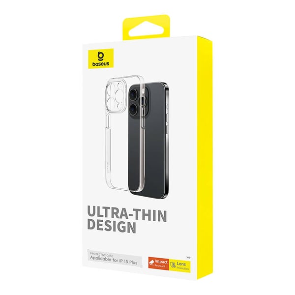 Telefondeksel for iPhone 15 Plus Baseus OS-Lucent Series (Klar)