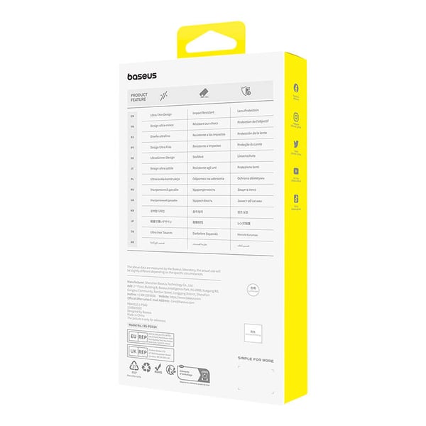 Telefondeksel for iPhone 15 Plus Baseus OS-Lucent Series (Klar)