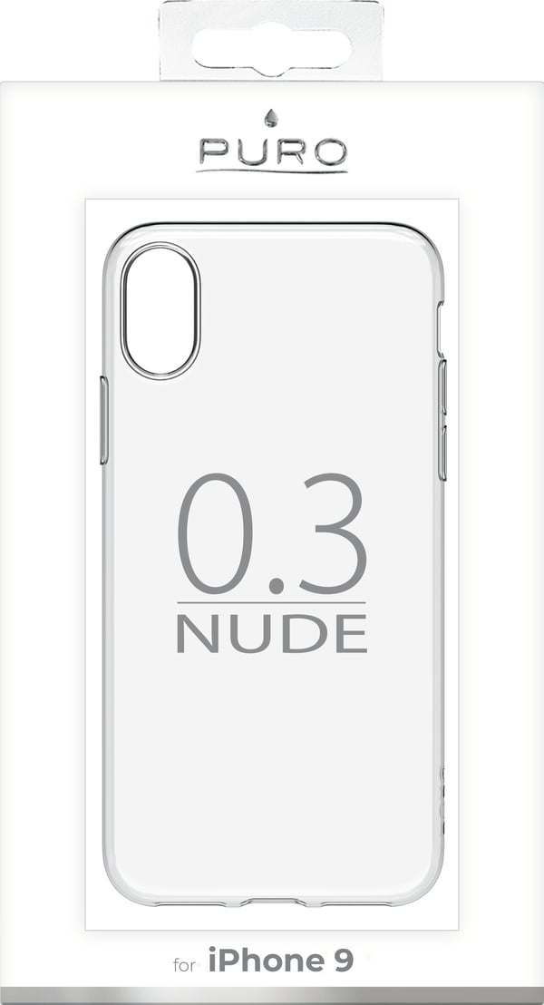 iPhone XR, 0.3 Nude cover, transp