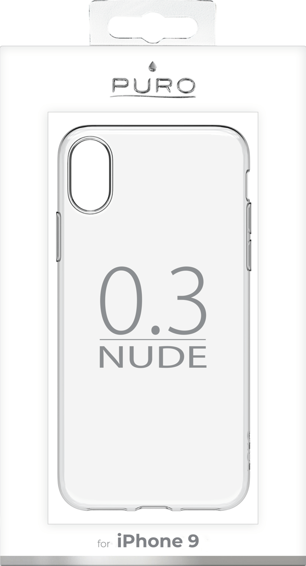 iPhone XR, 0.3 Nude cover, transp