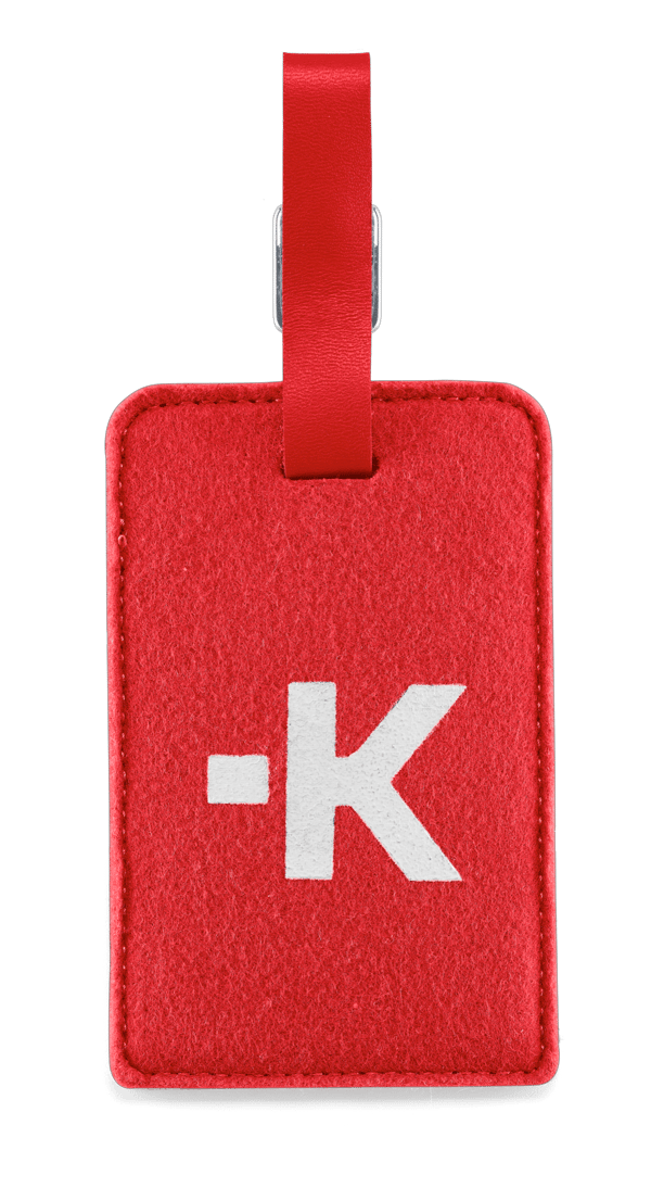 Luggage Tags - Red