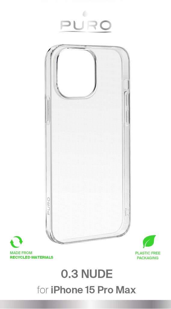 iPhone 15 Pro Max 0.3 NUDE Ultra slim TPU case