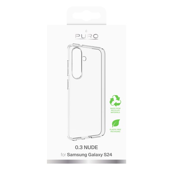 Samsung Galaxy S24, 0.3 NUDE cover, transparent