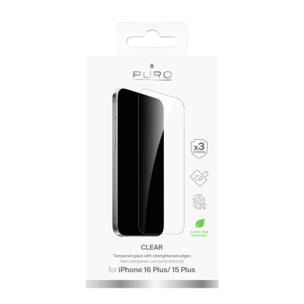 iPhone 15 Plus/16 Plus Standard Tempered Glass