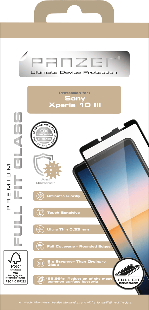 Sony Xperia 10 III Full-Fit Glass Black
