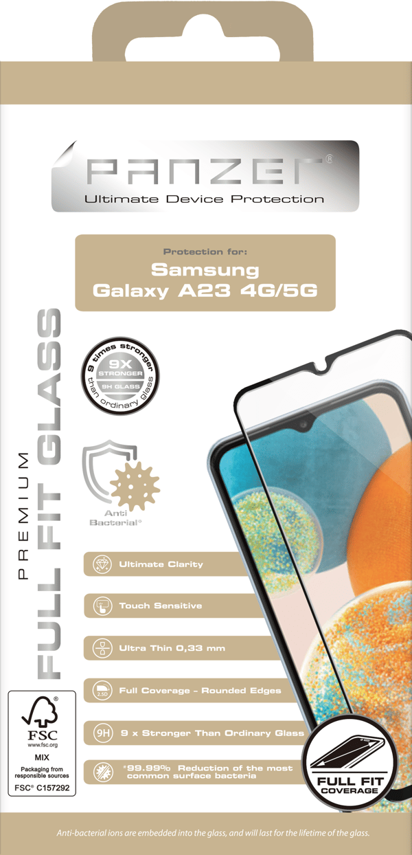 Samsung Galaxy A23 4G/5G Full Fit Glass Black