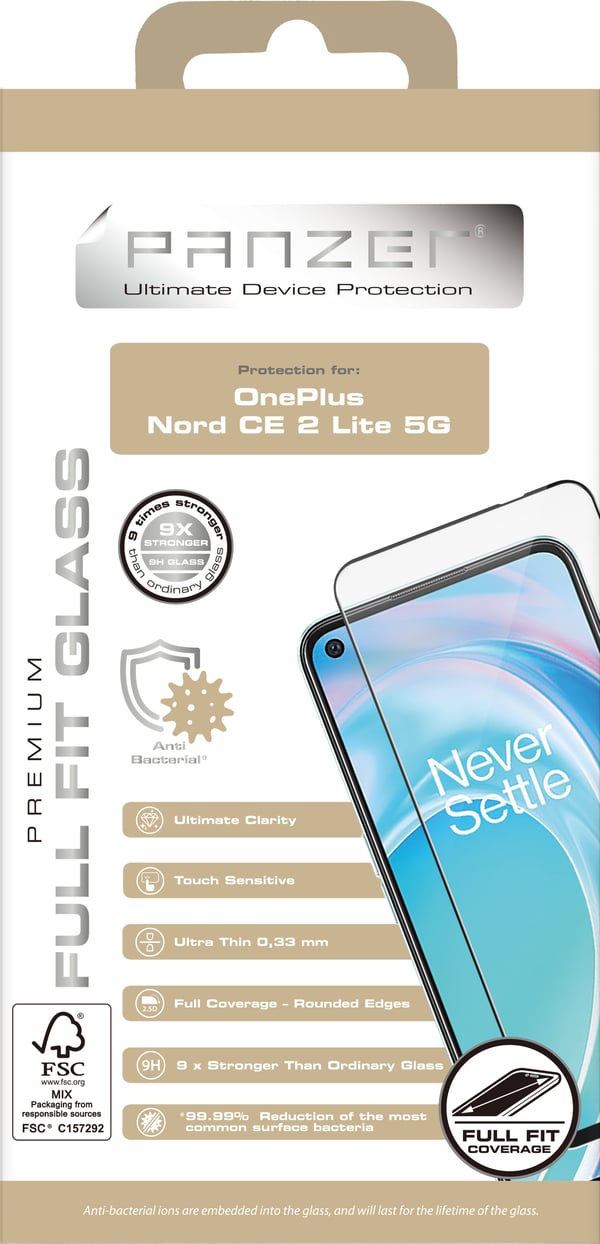 OnePlus Nord CE 2 Lite 5G Full-fit Glass Black OnePlus Nord CE 2 Lite 5G Full-fit Glass Black