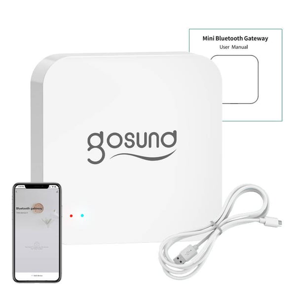 Smart Bluetooth BLE, WiFi Mesh Gateway med Alarm Gosund G2 Tuya