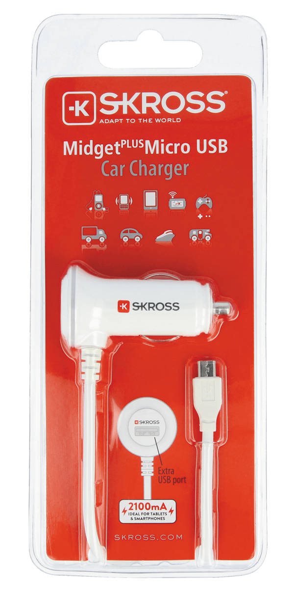 Midget PLUS Micro USB-billaddare
