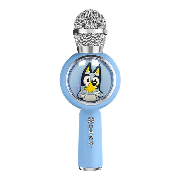 BLUEY Karaoke Mikrofon PopSing med LED