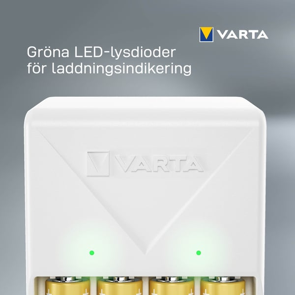 Plug Charger, includes 4x AA 2100 mAh