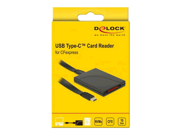 USB Type-C™ Card Reader for CFexpress memory cards