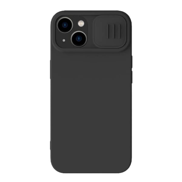 Nillkin CamShield Silikonetui til iPhone 15 Plus (svart)