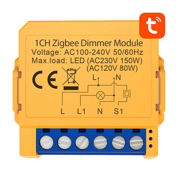 Smart stikkontakt ZigBee Avatto ZDMS16-1 TUYA