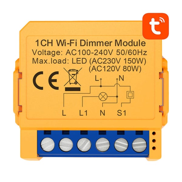 Smart stikkontakt WiFi Avatto DMS16-2 TUYA