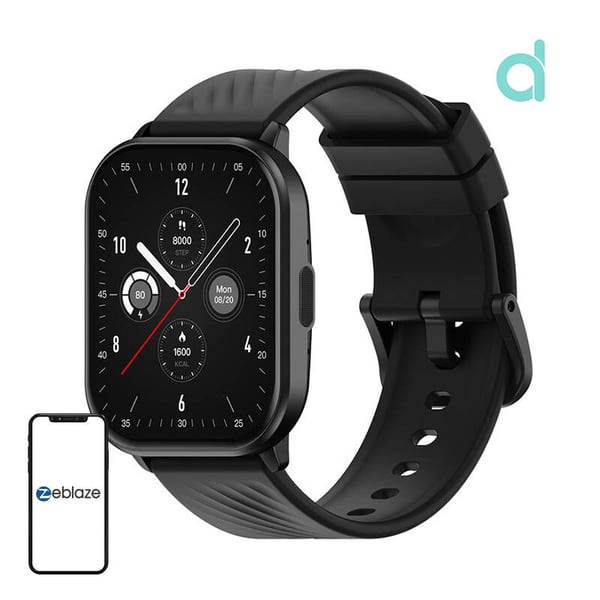 Zeblaze GTS 3 Smartwatch (svart).