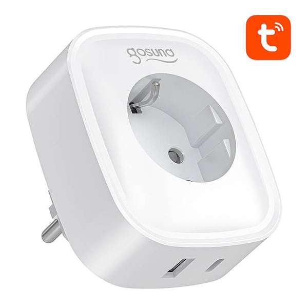 Gosund SP6 16A USB-C 20W Tuya smart WiFi/Bluetooth-uttak