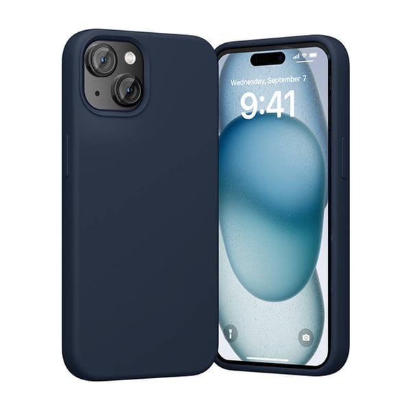 Vention KUFL0-20 silikondeksel til iPhone 15 Plus (blå)
