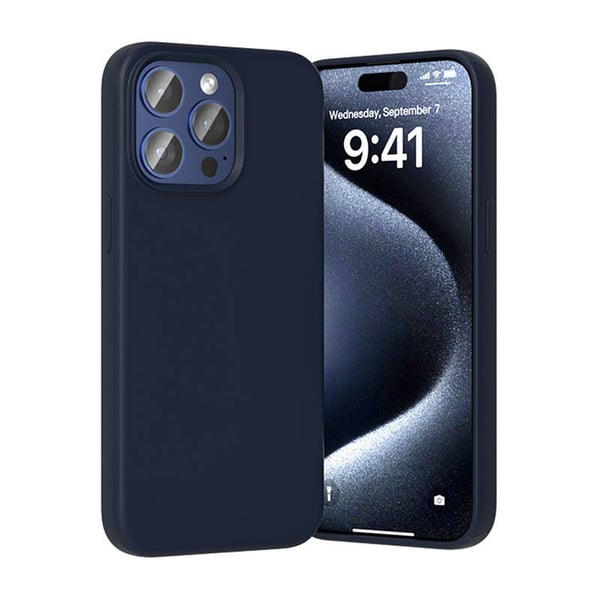 Vention KUFL0-30 silikondeksel til iPhone 15 Pro (blå)