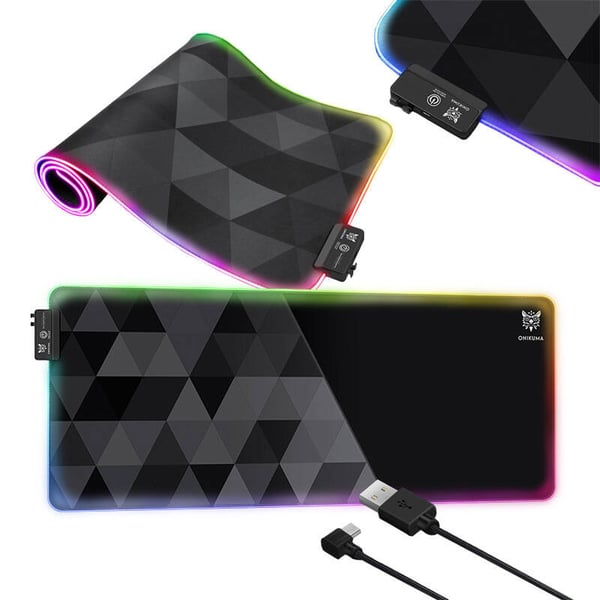 ONIKUMA MP006 RGB musematte (svart)