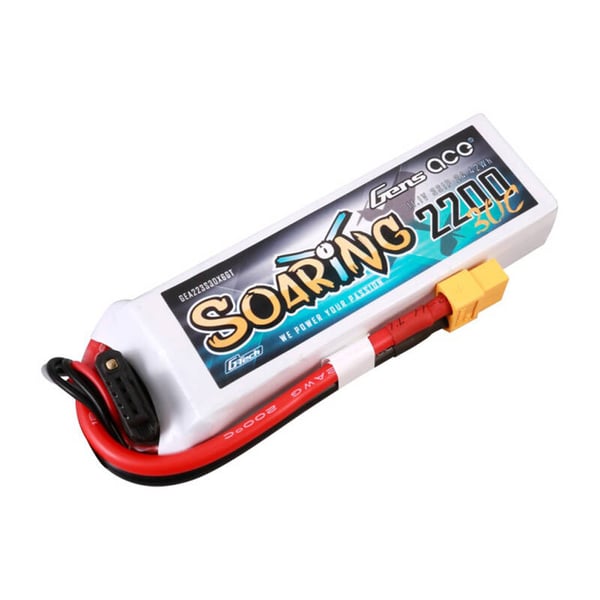 Gens ace G-Tech Soaring 2200mAh 11,1V 30C 3S1P Lipo Batte