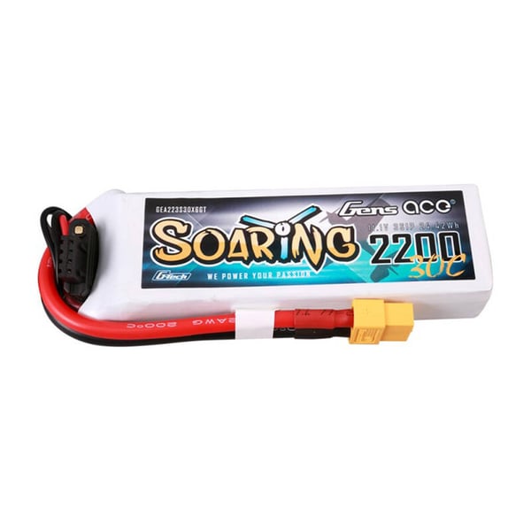 Gens ace G-Tech Soaring 2200mAh 11,1V 30C 3S1P Lipo Batte