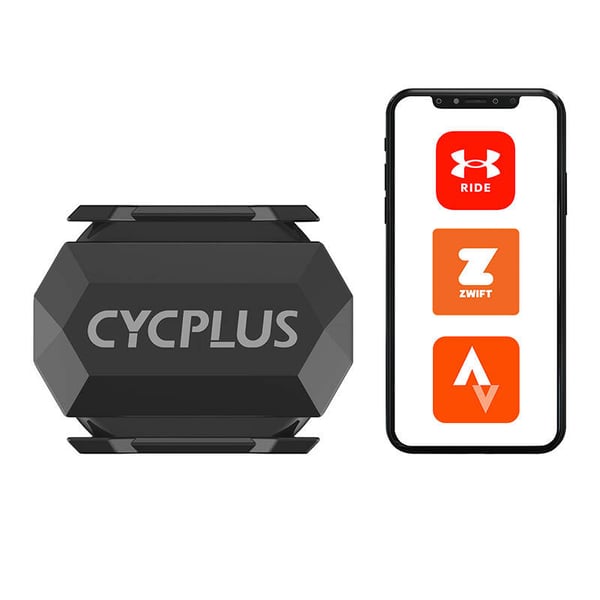 Kadenshastighetssensor Cycplus C3 - kompatibel med Wahoo, Zwift, Endomondo, Mapmyride etc.
