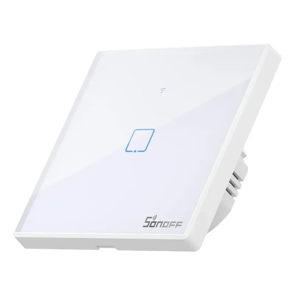 Smart Switch WiFi + RF 433 Sonoff T2 EU TX (1-kanals) oppdatert