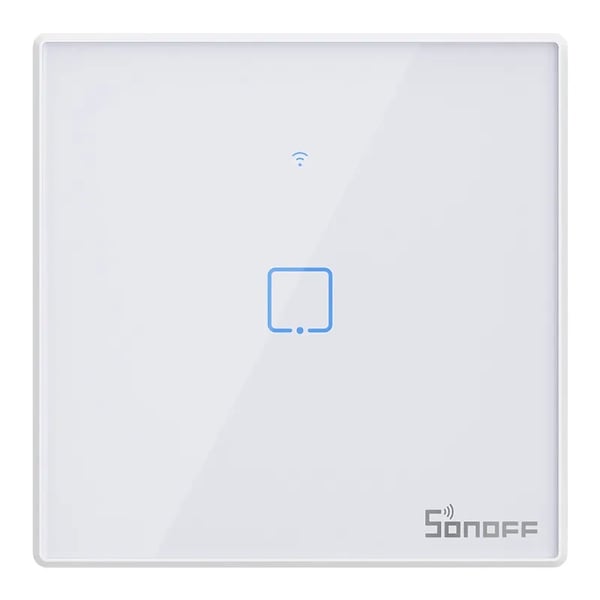 Smart Switch WiFi + RF 433 Sonoff T2 EU TX (1-kanals) oppdatert