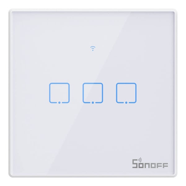 Smart Switch WiFi + RF 433 Sonoff T2 EU TX (3-kanals) uppdaterad