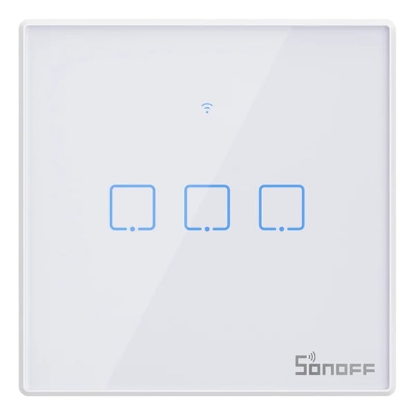 Smart Switch WiFi + RF 433 Sonoff T2 EU TX (3-kanals) uppdaterad