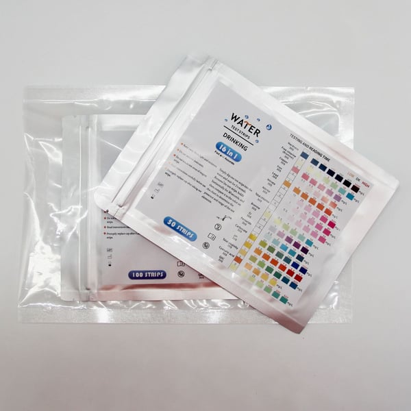 pH-testiliuskat lämpötilapaperilla Drinking water 16 tests 100 pieces