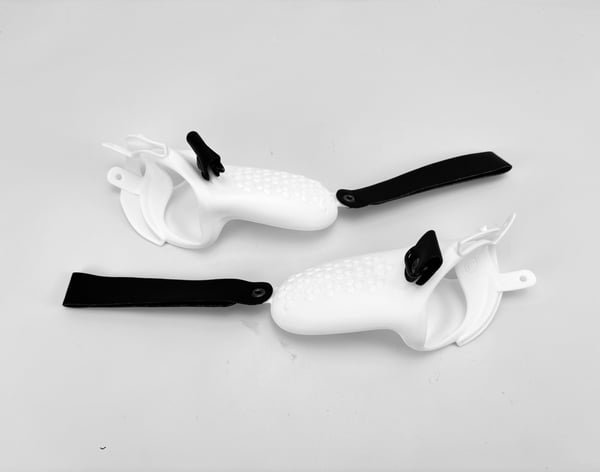 Beskyttende silikonhåndtaksbeskyttelse for Meta/Oculus Quest 2 White