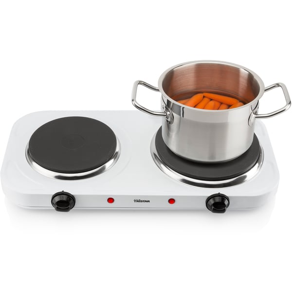 Koketopp dobbel KP-6245 1500 og 1000 W 15,5 cm 18,5 cm