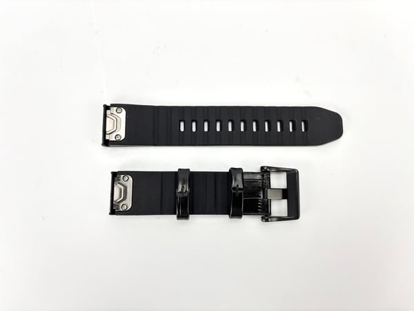 Silikon klokkerem til Garmin Fenix 8/7X/6X/5X Black 22 mm