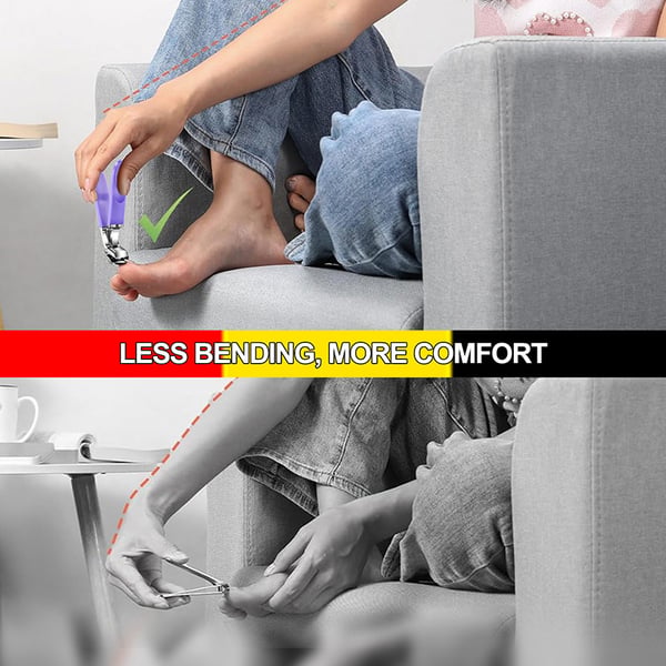 Buet negleklipper - ergonomisk og effektiv