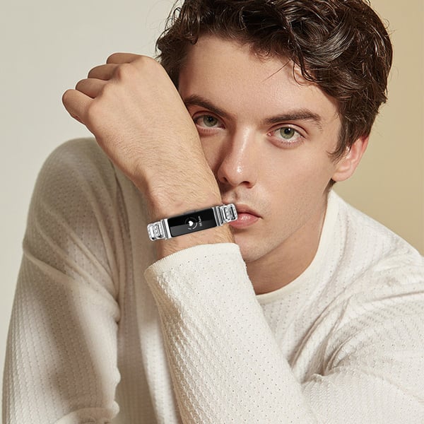 Fitbit Inspire Square Diamond Butterfly -solkihihna Silver