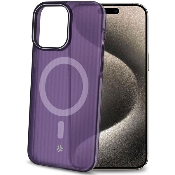 Magsuit MagSafe-yhteensopiva iPhone 16 -suojakuori, puoliläpinäkyvä, violetti