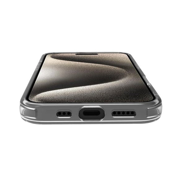 Gelskin mag TPU-deksel MagSafe-kompatibelt iPhone 16 gjennomsiktig