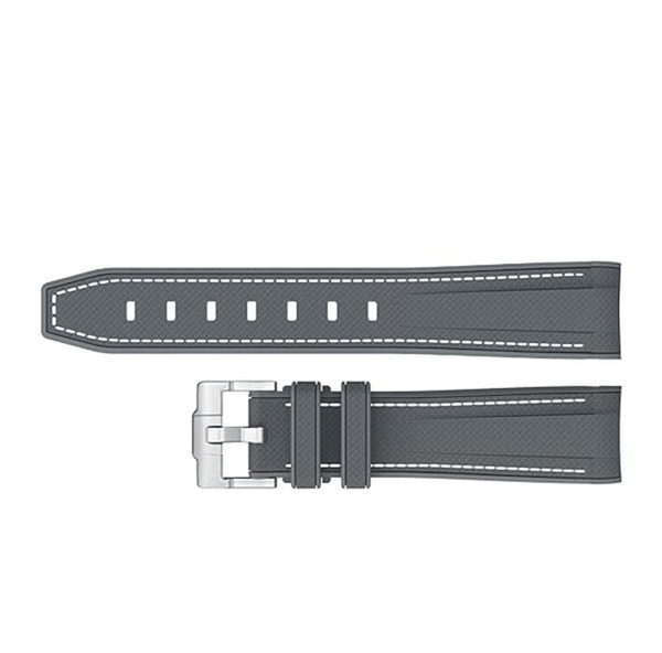Silikoninen kellonranneke Moonswatch Swatchille Grey