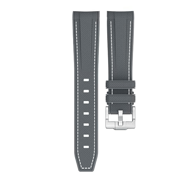 Silikoninen kellonranneke Moonswatch Swatchille Grey