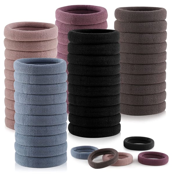 100 kpl erittäin elastisia hiussideja, nailonhiusnauhat naisille ja tytöille MultiColor