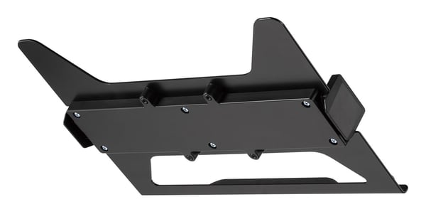 Deluxe laptop-feste for monitorarm, svart