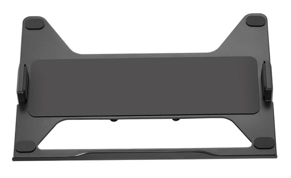 Deluxe laptop-feste for monitorarm, svart