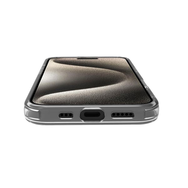 Gelskin mag TPU-deksel MagSafe-kompatibelt iPhone 16 Pro gjennomsiktig