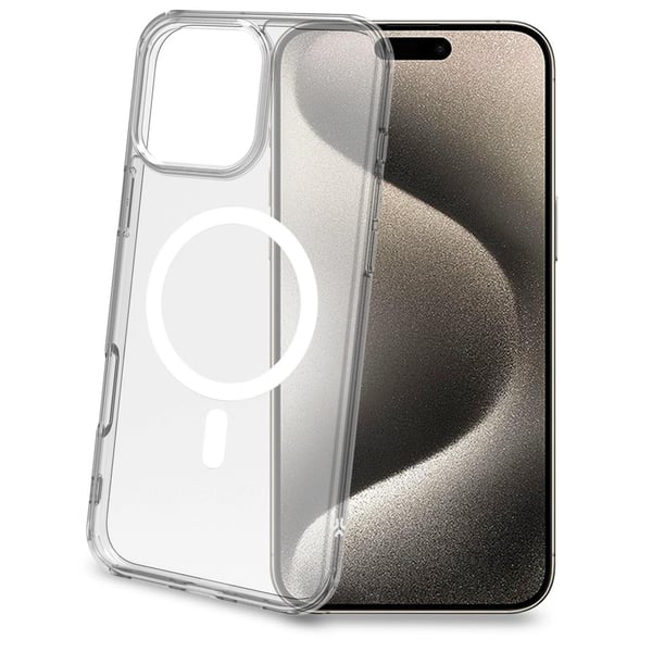 Gelskinmag TPU-deksel MagSafe-kompatibelt iPhone 16 Pro Max Transparent